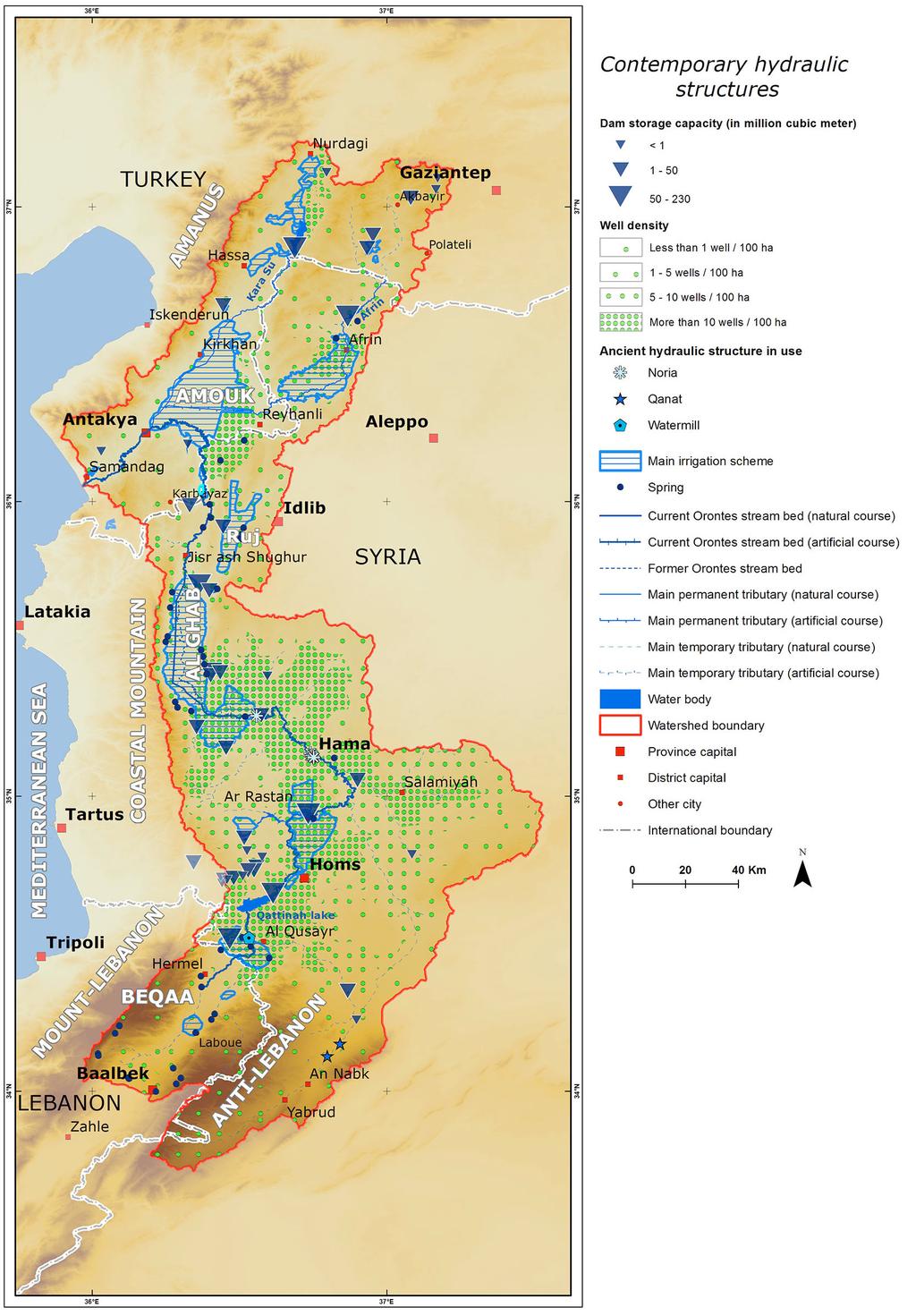 Development and Management of Water Resources of Turkey with Specific Reference to Asi Basin 33 Figure 2 Overview of the Asi River basin https://www.water-security.