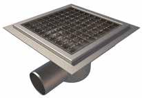 in factories and garages L15 mesh grate 300x300 or 500x300mm Laundry Channels ideal for areas where high hygiene levels are not a