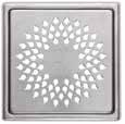 Grates & wetroom trays A selection of stainless steel grates and wetroom trays are