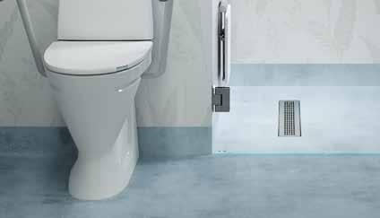 Purusline Living Plus for Vinyl - outlet gully options Purusline Living Plus for Vinyl with Side outlet Flow rate: 60-72 litres/minute Total channel height: 124-126mm