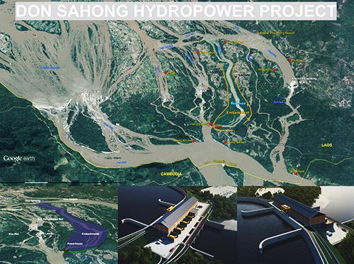 2. The Don Sahong prior consultation process Don Sahong Hydropower Project - Champasack province, Southern Lao PDR - ~2km upstream of Cambodia border - Max.