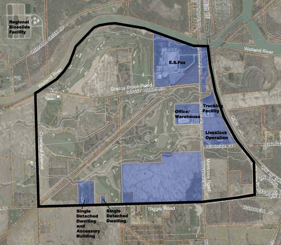 Figure 5: Lands Designated or Zoned Industrial through the City s Official Plan and Zoning By-law See Sections 4.6 and 4.