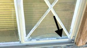 Windows and exterior doors deterioration Common