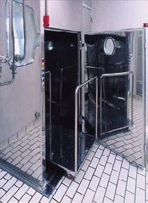 All washing zones are realized using AISI 316L stainless steel and assure utmost hygiene thanks to the