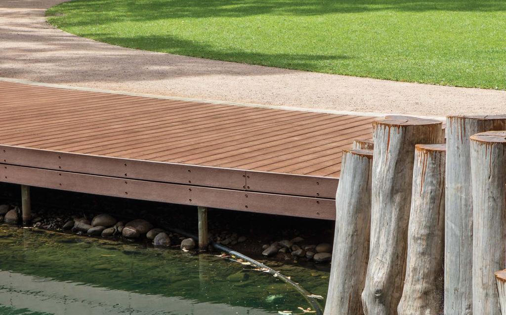 Latitudes Duro Decking LAT 134 x 24 DARK WALNUT There are so many great reasons to choose Latitudes Duro Decking Maintenance free Latitudes Decking requires no oiling or painting over the life of the