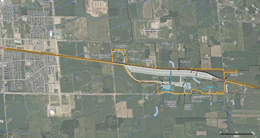 The Proposed Milton Logistics Hub The proposed Milton Logistics Hub is located in the GTHA within the Town of Milton in the Regional Municipality of Halton.