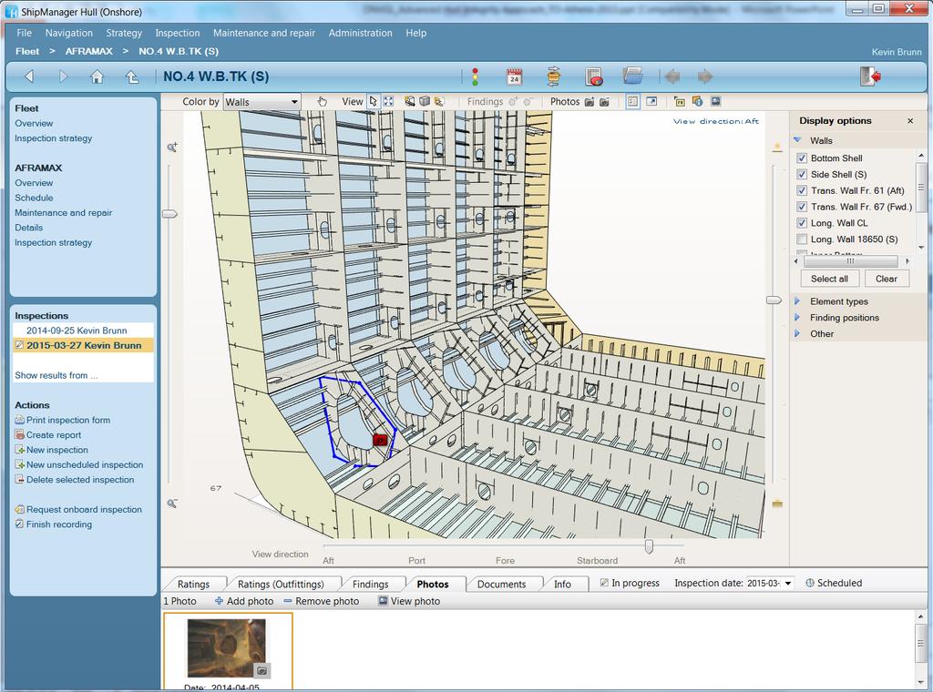 Benefit of using digital 3D models to support ship operations In a 3D model you can navigate, perform measurements,