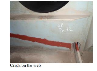 in connection to web frame Lately we have seen more vibration