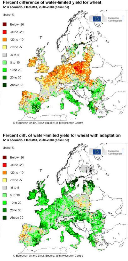 CropSyst model implemented within the BioMA modelling platform of the European Commission (JRC): e.g wheat Donatelli et al.