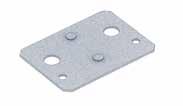 Shims are used to level racks fitted on an irregular floor surface.