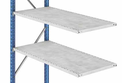 Optional components HM Shelves Storage levels can be made just from HM shelves,