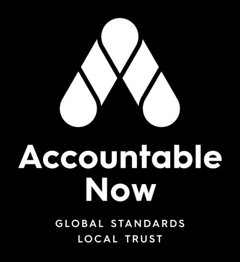 Accountable Now International NGO Charter of Accountability Ltd Agricolastraße 26 10555 Berlin Germany T +49