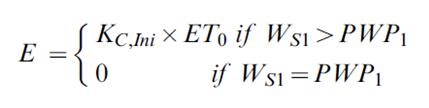 3 used as best estimate for cereal crops) used in the Buckets model approach as loss process from surface (besides run-off), let s look at an example Penman-Monteith Equation, Potential ET from