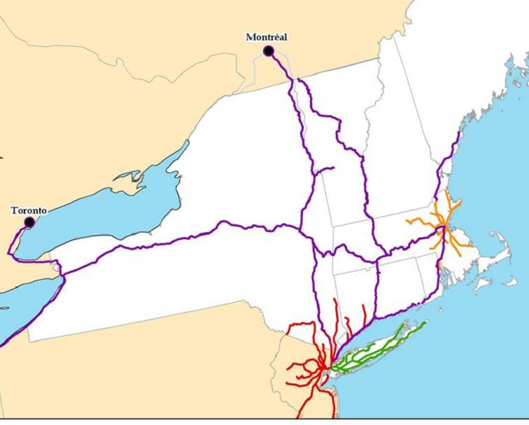 Northeast Passenger & Transit Rail Intercity / Commuter Rail Amtrak CTrail Hartford Line