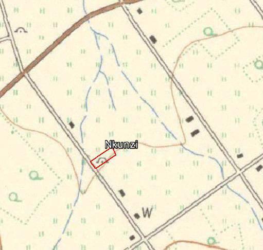 Figure 16: 1965 topographical map (1 st edition) of the area showing a hut on the site.