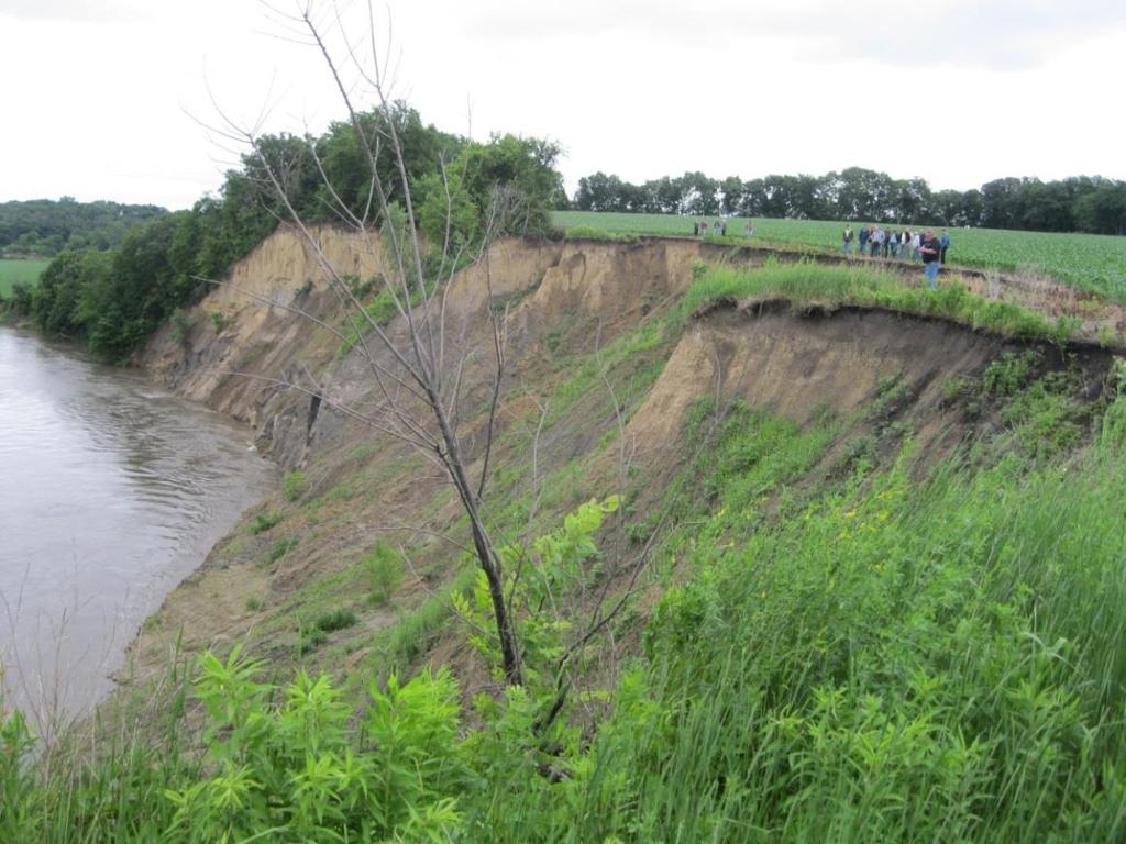 The problem with talking about tile drainage It can be polarizing and controversial. Where does sediment come from fields, river banks, or ravines?