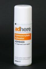 200ml cyanoacrylate activator aerosol Part number Description Packaging ADH9420 ADH9420-20G ADH9420-50G Very low viscosity,