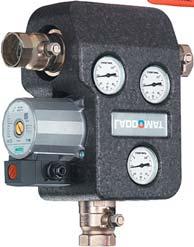 Its consists of a cast-iron body, thermo-regulation valve, pump, nonreturning valve, ball valves and thermometers.