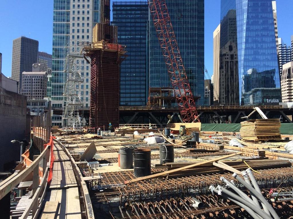 Recent Activity Bus Ramp Bridge Harrison Street rebar and formwork continues for Right Bridge. Abutment, MSE wall and retaining wall work continues.