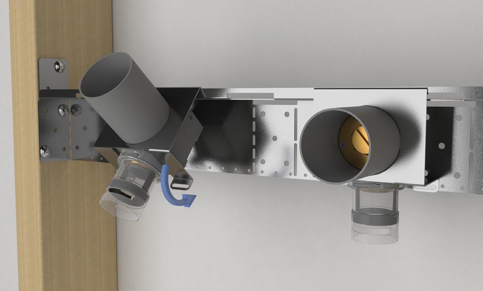The wall support is for mixers with c/c 150 mm and is suitable for walls that have maximum 600 mm distance between