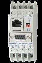 INOView accessories Components Sicherheitstechnik GmbH Standard network interface to INOTEC RTG-BUS for connection of INOTEC emergency lighting systems.