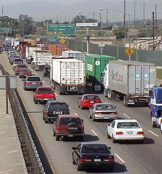 Traffic Congestion Diversion into neighborhoods Remove 30 trucks per hour (road-to-rail diversion),
