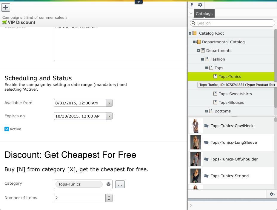 Fall 15 features Commerce Discounts Intuitive discount creation More powerful