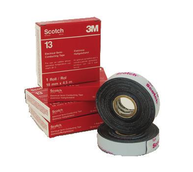 TAPES Scotch 70 - Silicone Rubber Tape UE100053029 Silicone Rubber Electrical tape. 0.3mm 25mm x 9m Excellent track, ozone & arc resistance. High dielectric strength.