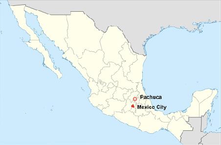 Site of Study Pachuca Population 512,000 Mean annual