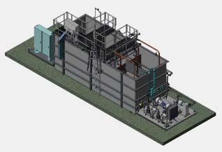 NEOSEP MBR Package System The NEOSEP Package System is a self-contained modular wastewater treatment plant ideal for nominal operating flows between 25,000 and 75,000 gallons per day (GPD).
