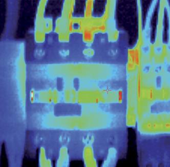 In this way it is possible to perform a preventive diagnosis of breakdown risks by analysing the temperature (thermographic control) of components including: transformers, electrical switchboards,