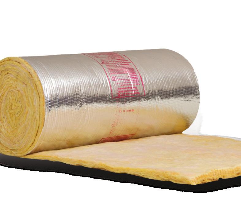 SOFTR Duct Wrap FRK SOFTR Duct Wrap is a blanket of glass fiber insulation factory-laminated to FRK vapor retarder facing. A 2" (51mm) stapling and taping flange is provided on one edge.