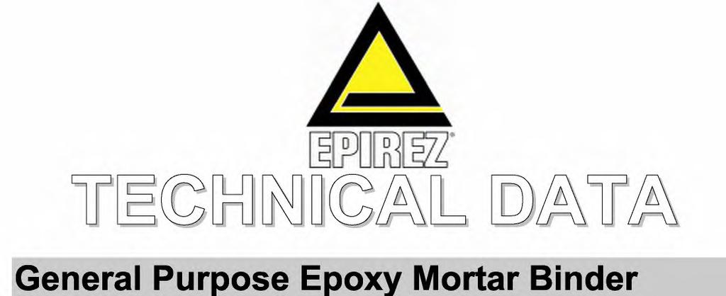 Epirez 133 Description General Purpose Epoxy Mortar Binder (133) is a truly remarkable product.