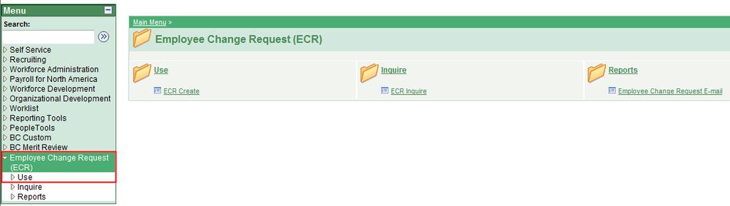 Processing a Long Term Disability LTD ECR Search Page To process an LTD transaction using the automated