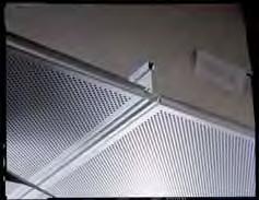 Chicago Metallic Ceiling Products Metal Perimeter Trim/ Curvilinear / Flat Metal Panel / Embossed Metal Panel / Linear / Open Plenum / Security Panel Premium / Utility / Controlled Environment Grid
