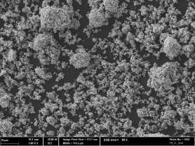 3. Fig. 3 (a) shows the as-blended powder mixture. The morphology of particles is consisting of Al and Nb2O5. After 2 hrs of milling (Fig.