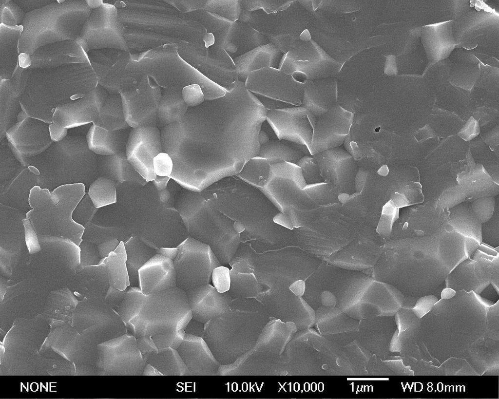 4(c), it can be seen that Cr2N (white particles) with particle size of nanoscale distributed in the alumina matrix (black particles) for the Cr2N-Al2O3 composites with 4.25 vol.% Cr2N.