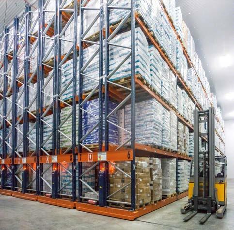 Pallet racking The system includes various