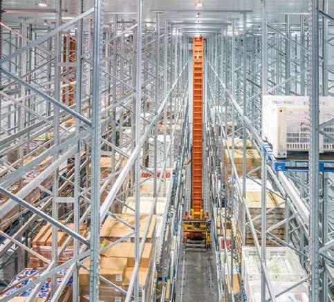 Pallet racking Automatic trilateral stacker cranes The perfect solution for automating pallet racks up to 15