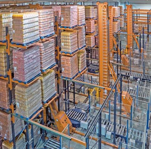 Pallet racking Integrated, trilateral