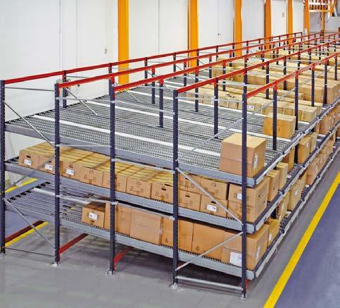 Light duty shelving Carton live storage Perfect stock turnover (FIFO system,