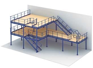 Other storage systems Mezzanine floors Industrial mezzanines that mutiply warehouse and