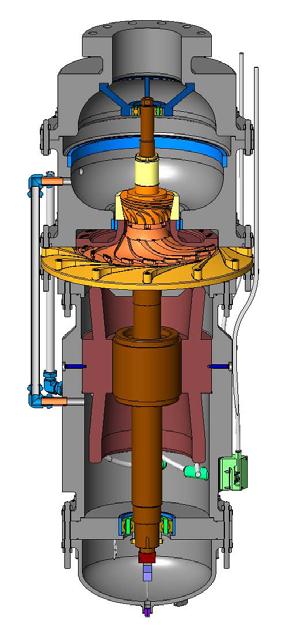 VARIABLE SPEED EXPANDER DESIGN The design of the two-phase expander used to replace the Joule-Thompson valve in nitrogen rejection plants is based on existing turbine and expander technology.