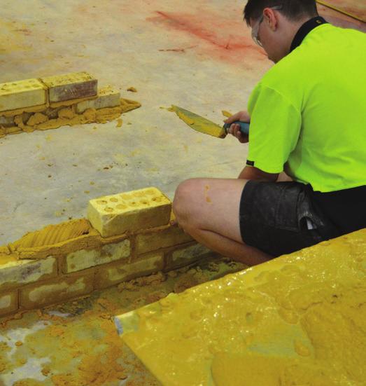 CERT II BUILDING & CONSTRUCTION BRICK & BLOCK PATHWAY 52443WA Provides practical skills & insight into the construction industry, particularly in the brick & blocklaying field, and the carpentry &