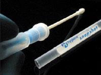 ATP Bioluminescence A specialized swab is used