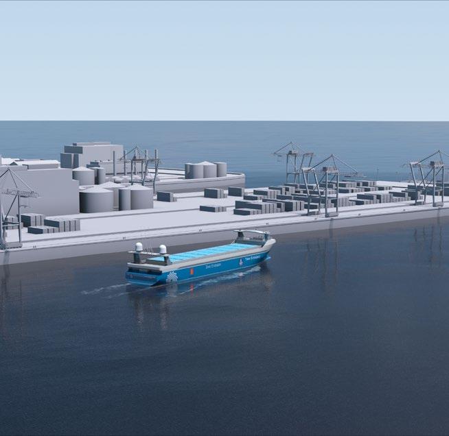 The Yara Birkeland is an autonomous electric container vessel that will be able to replace about 40 000 truck journeys per year between Yara s fertiliser plant on Herøya and Brevik and Larvik, which