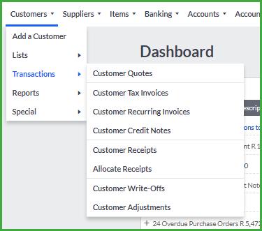 Quick Views Sage One Accounting allows you to quickly view customer, supplier, item, account and bank account information, while you are processing documents and/or transactions.