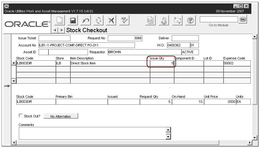Create a Stock Checkout record against the Checkout Request to release the item