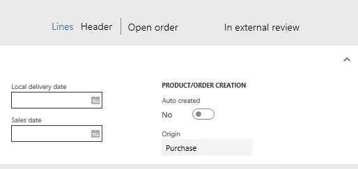After you send the PO, notice that the status changes to In external review. 9 Open the Purchase order preparation workspace.