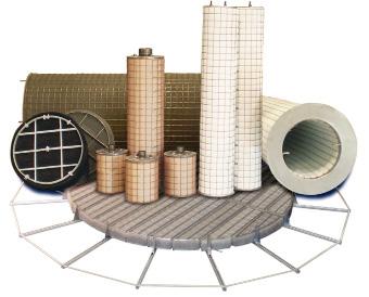 CECO Filters designs and manufactures fiber bed mist eliminators (candle filters) and mesh pad mist eliminators that are used in droplet removal applications.
